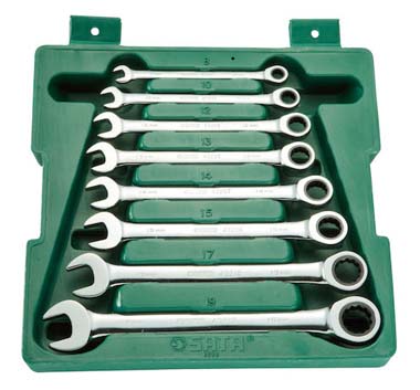 世達(dá)工具08008  8件全拋光兩用快扳組套
