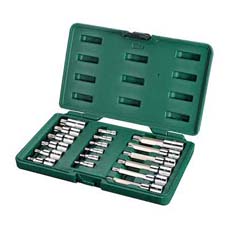 世達(dá)工具09052  18件6.3x12.5MM系列花形旋具套筒組套