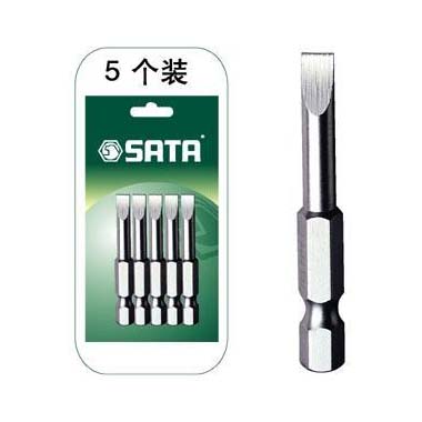 世達(dá)工具59311 5件套6.3MM系列50MM長(zhǎng)一字旋具頭3MM