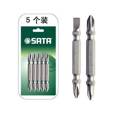 世達(dá)工具59383 5件套6.3MM系列65MM長(zhǎng)雙頭旋具頭#3/#3