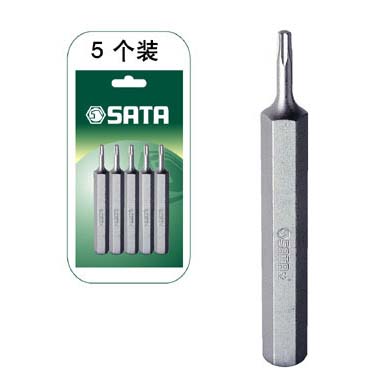 世達工具59540 5件套8MM系列70MM長花形旋具頭T55