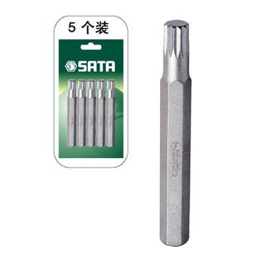 世達工具59563 5件套8MM系列70MM長12角旋具頭M6