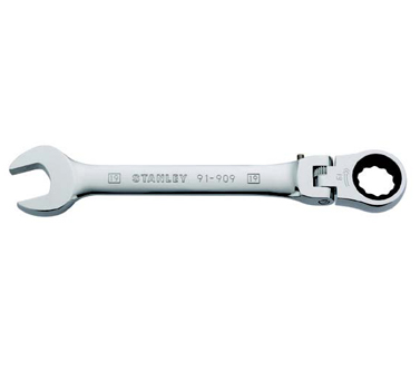 STANLEY史丹利工具 公制精拋光活頭棘開(kāi)兩用快扳