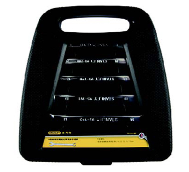 STANLEY史丹利工具TS102-23C 6件公制活頭棘開(kāi)兩用快扳組...